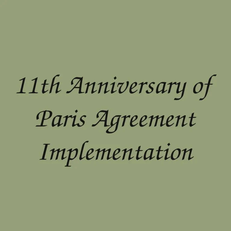 11th-anniversary-of-paris-agreement-implementation