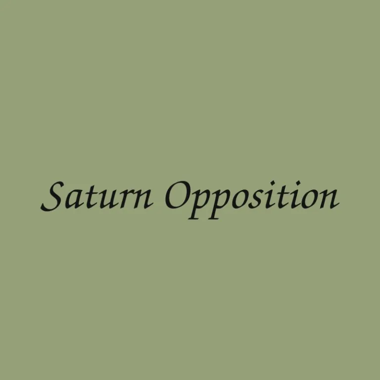 saturn-opposition