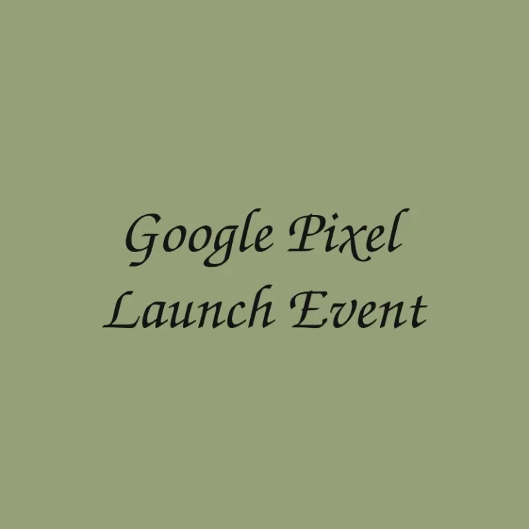 google-pixel-launch-event